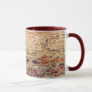 Ziegelwandmuster Tasse