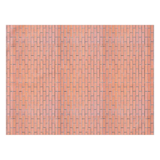 Ziegelwandmuster Tischdecke (Vorderseite (Horizontal))