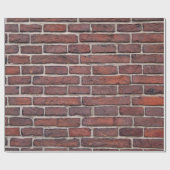 Ziegelwandpapier Geschenkpapier (Flach)