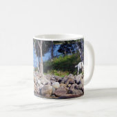 Ziegen auf Felsen Kaffeetasse (VorderseiteRechts)