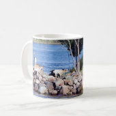 Ziegen auf Felsen Kaffeetasse (Vorderseite Links)