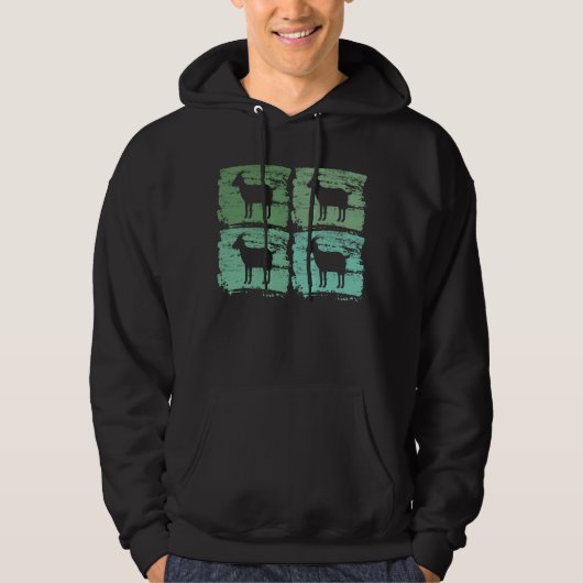 Ziegen Bauer Geschenk Hoodie (Vorderseite)