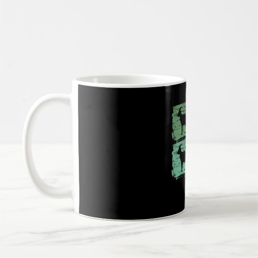 Ziegen Bauer Geschenk Kaffeetasse (Links)