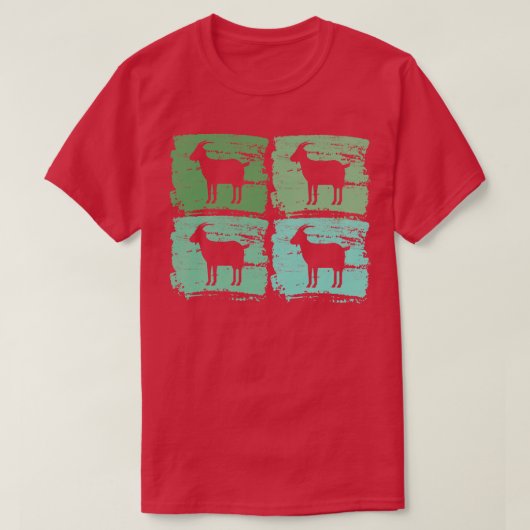 Ziegen Bauer Geschenk T-Shirt (Design vorne)