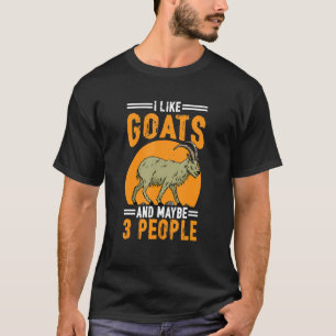 Ziegen Bauer ich mag Ziegen Zitat T-Shirt