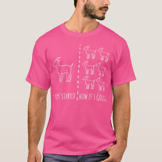 Ziegen-Bauer Ziegenschafe und Ziegenzucht T-Shirt
