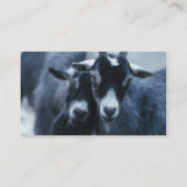 Ziegen-Bauers-Geschäfts-Karte Visitenkarte (Rückseite)