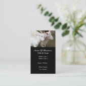 Ziegen-Bauers-Geschäfts-Karte Visitenkarte (Stehend Vorderseite)