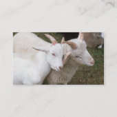 Ziegen-Bauers-Geschäfts-Karte Visitenkarte (Rückseite)