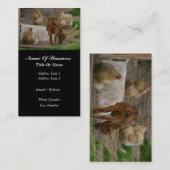 Ziegen-Bauers-Geschäfts-Karte Visitenkarte (Vorne/Hinten)