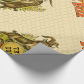 Ziegen Bock-Bierwerbung Geschenkpapier (Ecke)