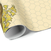 Ziegen Bock-Bierwerbung Geschenkpapier (Rolleneckpunkt)