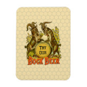 Ziegen Bock-Bierwerbung Magnet (Vertikal)