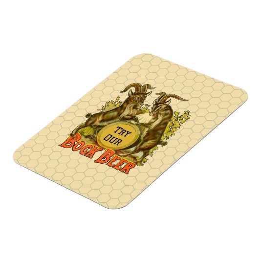 Ziegen Bock-Bierwerbung Magnet (Linke Seite)