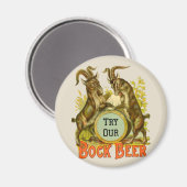 Ziegen Bock-Bierwerbung Magnet (Vorderseite/Rückseite)