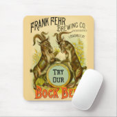 Ziegen Bock-Bierwerbung Mousepad (Mit Mouse)