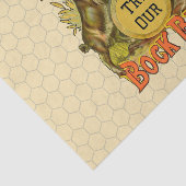 Ziegen Bock-Bierwerbung Seidenpapier (Ausschnitt)