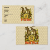 Ziegen Bock-Bierwerbung Visitenkarte (Vorne/Hinten)