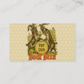 Ziegen Bock-Bierwerbung Visitenkarte (Rückseite)