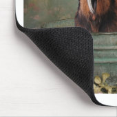 Ziegen brauchen auch Bäder Mousepad (Ecke)