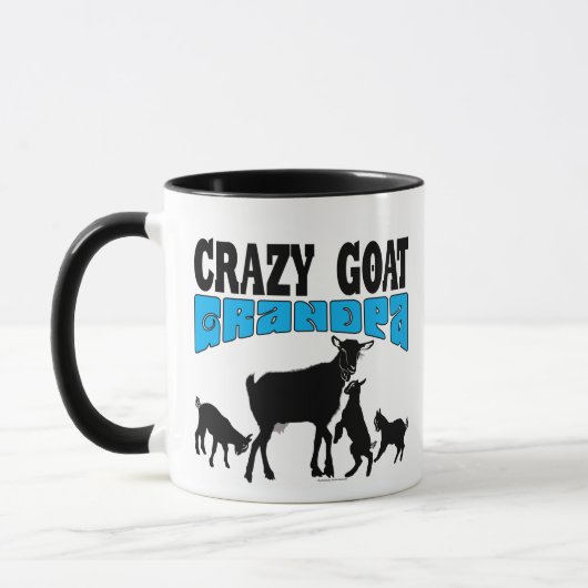 ZIEGEN | Crazy Goat Grandpa GYG Tasse (Links)