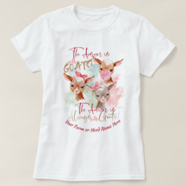 ZIEGEN | Die Antwort ist mehr Ziegen T-Shirt