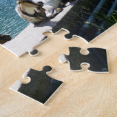 Ziegen, die das Sun-Jigsaw-Puzzle aufwischen Puzzle (Seite)