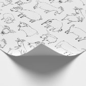 Ziegen, die - transparent spielen geschenkpapier (Ecke)