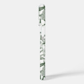 Ziegen, dunkelgrün Case-Mate iPhone hülle (Rückseite / Links)