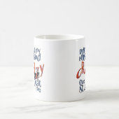 ZIEGEN fahren meine Mann Crazy One Goat zu einer Z Verwandlungstasse (Mittel)