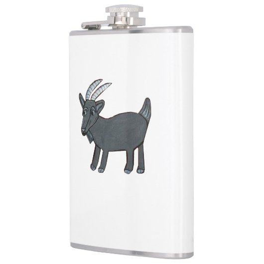 Ziegen-Flasche (8oz) Flachmann (Links)