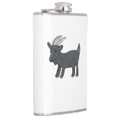 Ziegen-Flasche (8oz) Flachmann (Rechts)