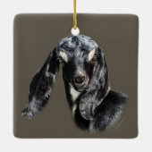 ZIEGEN | Für die Kinder GetYerGoat™ Keramikornament (Rückseite)