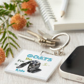 ZIEGEN | Für die Kinder GetYerGoat™ Schlüsselanhänger (Vorderseite rechts)