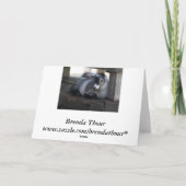 Ziegen-Geburtstags-Karte Karte (Rückseite)