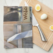 Ziegen-Geschirrtuch Handtuch (Viertel Falte)