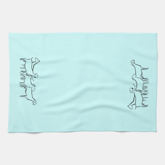 Ziegen-Geschirrtuch Handtuch (Horizontal)