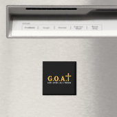 Ziegen Gott über alle Dinge Magnet (In Situ (Geschirrspüler))