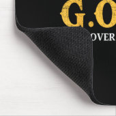 Ziegen Gott über alle Dinge Mousepad (Ecke)