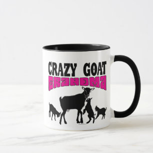 ZIEGEN   Ich bin die Crazy Goat Oma GYG Tasse