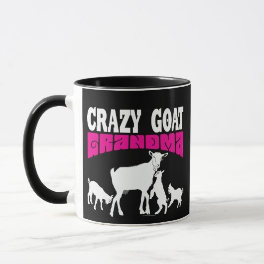 ZIEGEN | Ich bin die Crazy Goat Oma GYG Tasse (Links)