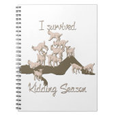 ZIEGEN | Ich überlebte die Kindersaison von GetYer Notizblock (Vorderseite)