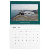 Ziegen-Inselskiff-Kalender 2017 - weltweit Kalender (Feb 2027)