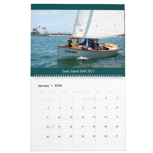 Ziegen-Inselskiff-Kalender 2017 - weltweit Kalender (Jan 2026)