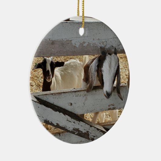 Ziegen Keramik Ornament (Rechts)