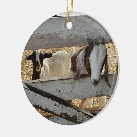 Ziegen Keramik Ornament (Links)