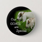 Ziegen-Kinder Button-personifizieren Button (Vorderseite)