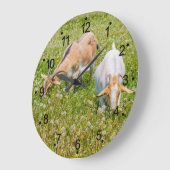 Ziegen Landtiere große Uhr (Winkel)