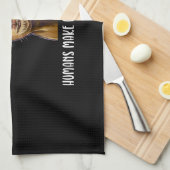 Ziegen machen mich glücklich, lange zu ziehen geschirrtuch (Viertel Falte)