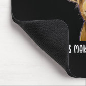 Ziegen machen mich glücklich, Ziege lange Mousepad (Ecke)